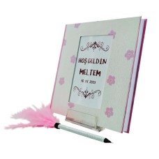 Hoş Geldin Bebek Anı Defteri (Baby Shower Anı Defteri)