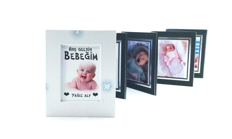 Erkek Bebek İçin Akordiyon Fotoğraf Albümü